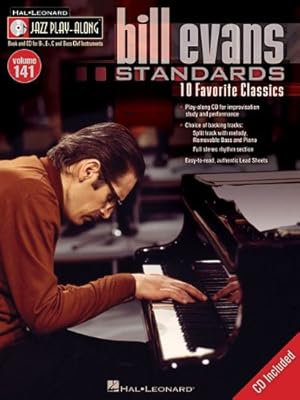 Seller image for Bill Evans Standards: Jazz Play-Along Volume 141 (Hall Leonard Jazz Play-along) by Evans, Bill [Paperback ] for sale by booksXpress