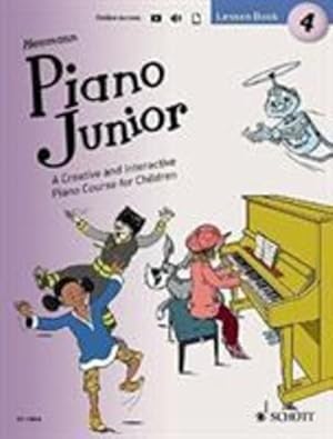 Imagen del vendedor de PIANO JUNIOR LESSON BOOK 4 VOL 4 [Paperback ] a la venta por booksXpress