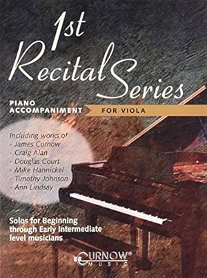 Imagen del vendedor de First Recital Series: Piano Accompaniment for Viola [Paperback ] a la venta por booksXpress