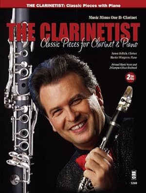 Seller image for The Clarinetist - Classical Pieces for Clarinet and Piano: 2-CD Set by Music Minus One [Paperback ] for sale by booksXpress
