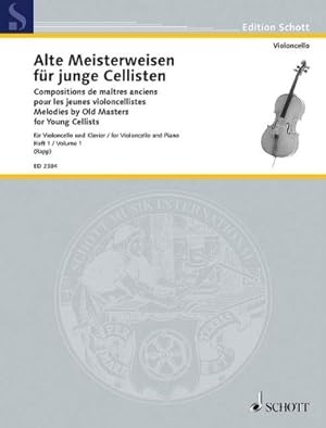 Imagen del vendedor de Melodies by Old Masters - Volume 1: for Young Cellists by Rapp, Eugen, Moffat, Alfred [Paperback ] a la venta por booksXpress