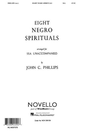 Imagen del vendedor de Eight Negro Spirituals by Phillips, John C. [Paperback ] a la venta por booksXpress