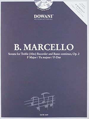 Bild des Verkufers fr Marcello: Sonata in F Major, Op. 2 for Treble (Alto) Recorder and Basso Continuo [Paperback ] zum Verkauf von booksXpress