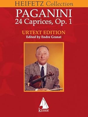 Imagen del vendedor de 24 Caprices for Violin Solo: Jascha Heifetz Version (Heifetz Collection) by Granat, Endre [Paperback ] a la venta por booksXpress