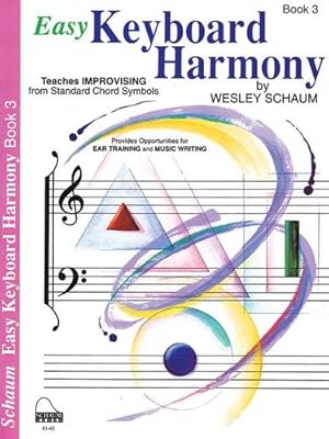 Seller image for Easy Keyboard Harmony Bk 3 by Schaum Publications [Paperback ] for sale by booksXpress