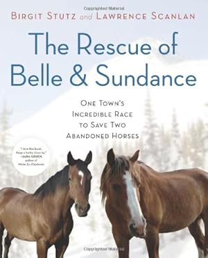 Seller image for The Rescue of Belle and Sundance: One Town's Incredible Race to Save Two Abandoned Horses (A Merloyd Lawrence Book) by Stutz, Birgit, Scanlan, Lawrence [Hardcover ] for sale by booksXpress