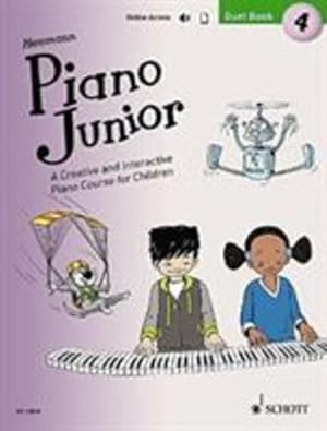 Seller image for Piano Junior: A Creative and Interactive Piano Course for Children; Includes Online Access (Piano Junior Duet) by Heumann, Hans-Gunter [Paperback ] for sale by booksXpress