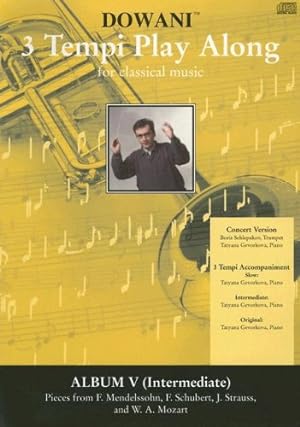Bild des Verkufers fr Album Vol. V (Intermediate) for Trumpet in Bb and Piano (3 Tempi Play Along) [Audio CD ] zum Verkauf von booksXpress