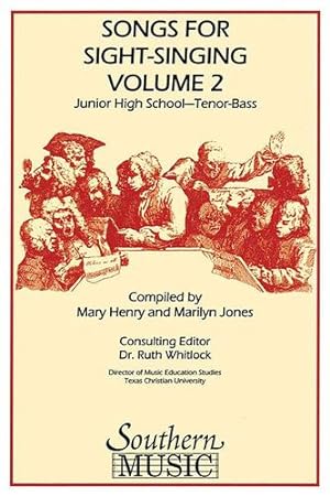 Bild des Verkufers fr Songs for Sight Singing - Volume 2: Junior High School Edition TB Book by Henry, Mary, Jones, Marilyn [Paperback ] zum Verkauf von booksXpress