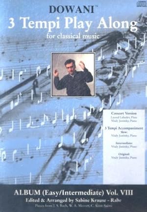 Seller image for Album Vol. VIII (Intermediate) for Flute and Piano (Dowani 3 Tempi Play Along) by Krause-Rabe, Sabine [Misc. Supplies ] for sale by booksXpress