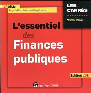 l'essentiel des finances publiques (édition 2017)