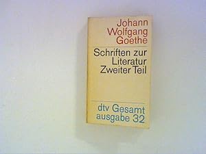 Bild des Verkufers fr Schriften zur Literatur. Zweiter Teil:(dtv Gesamtausgabe, Band 32) zum Verkauf von ANTIQUARIAT FRDEBUCH Inh.Michael Simon