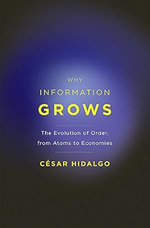 Immagine del venditore per Why Information Grows: The Evolution of Order, from Atoms to Economies by Hidalgo, Cesar [Hardcover ] venduto da booksXpress