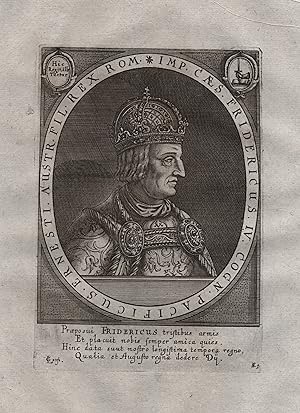 Bild des Verkufers fr Imp. Caes. Fridericus IV." - Friedrich IV. (1415-1493) Tirol sterreich Portrait zum Verkauf von Antiquariat Steffen Vlkel GmbH