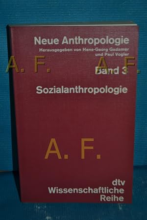 Bild des Verkufers fr Sozialanthropologi (Neue Anthropologie 3) zum Verkauf von Antiquarische Fundgrube e.U.