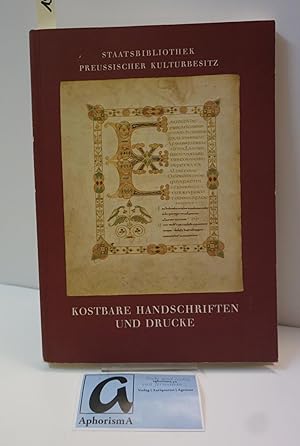 Seller image for Kostbare Handschriften und Drucke. Ausstellung zur Erffnung des Neubaus in Berlin. for sale by AphorismA gGmbH