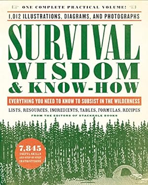 Image du vendeur pour Survival Wisdom & Know-How: Everything You Need to Know to Subsist in the Wilderness by The Editors of Stackpole Books [Paperback ] mis en vente par booksXpress