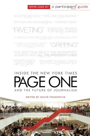 Immagine del venditore per Page One: Inside The New York Times and the Future of Journalism (Participant Media Guide) by Folkenflik, David, Participant Media [Paperback ] venduto da booksXpress
