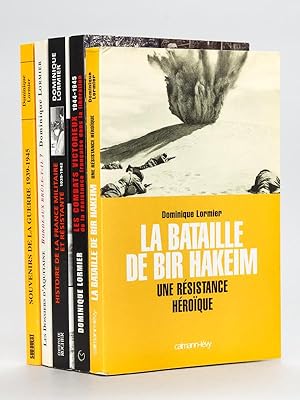 [ Lot de 5 livres dédicacés par l'auteur ] Souvenirs de la Guerre 1939-1945 ; La Bataille de Bir-...