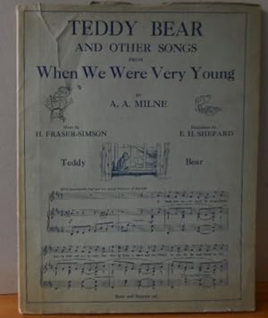 Seller image for TEDDY BEAR and other songs from When We were Very Young for sale by Versandantiquariat Gebraucht und Selten
