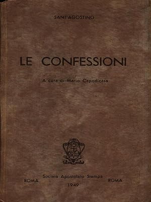 Bild des Verkufers fr Le confessioni zum Verkauf von Librodifaccia
