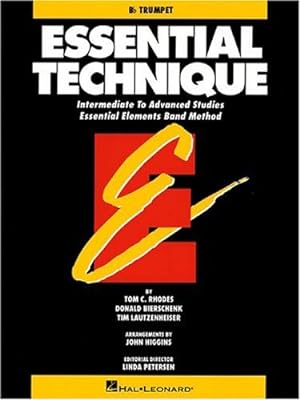 Seller image for Essential Technique: Intermediate to Advanced Studies - Bb Trumpet (Essential Elements) by Tom C. Rhodes, Donald Bierschenk, Tim Lautzenheiser [Staple Bound ] for sale by booksXpress