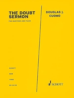 Seller image for The Doubt Sermon from Doubt: Baritone and Piano [Paperback ] for sale by booksXpress