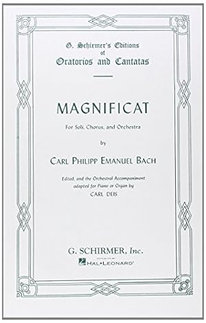 Bild des Verkufers fr Magnificat by Carl, Philip Emmanuel Bach [Paperback ] zum Verkauf von booksXpress
