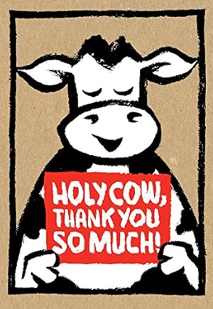 Bild des Verkufers fr Holy Cow: Thank You So Much! (Thank-You Cards) by Rosenthal, Amy Krouse [Cards ] zum Verkauf von booksXpress