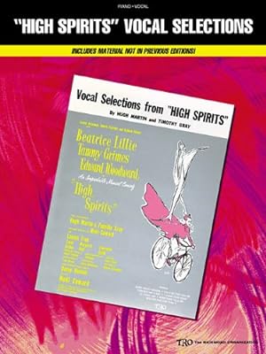 Imagen del vendedor de High Spirits: Vocal Selections [Paperback ] a la venta por booksXpress