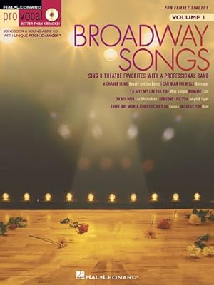 Seller image for Broadway Songs: Pro Vocal Women's Edition Volume 1 [Paperback ] for sale by booksXpress