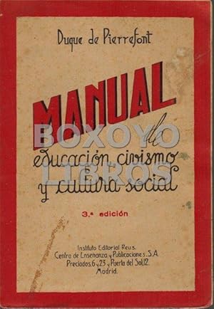 Imagen del vendedor de Manual de educacin, civismo y cultura social a la venta por Boxoyo Libros S.L.