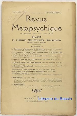Revue Métapsychique n°6