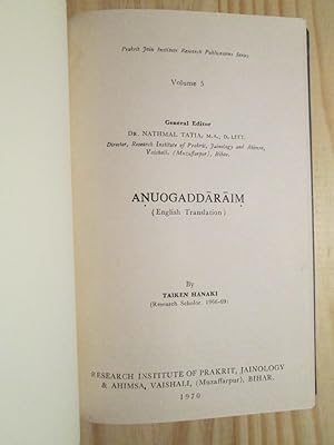 Anuogaddaraim : English Translation by Taiken Hanaki