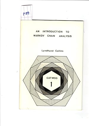 Imagen del vendedor de Introduction to Markov Chain Analysis (Concepts and Techniques in Modern Geography [CAT MOG] No. 1) a la venta por Gwyn Tudur Davies