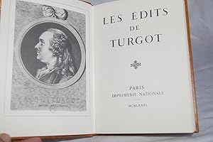 Imagen del vendedor de LES EDITS DE TURGOT a la venta por Librairie RAIMOND