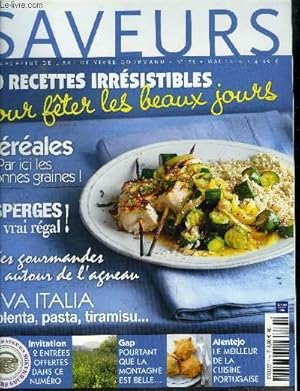 Seller image for Saveurs n 175 - Mai 2010 : Crales par ici les bonnes graines ! - Asperges - Viva Italia !: Polenta, pasta, tiramisu - Ides gourmandes autour de l'agneau - 70 recettes irrsistibles pour fter les beaux jours,etc. for sale by Le-Livre