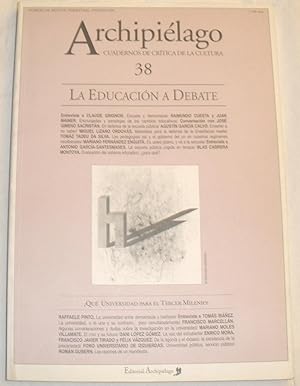 Imagen del vendedor de Archipilago n 38. La educacin a debate. a la venta por Aaromadelibros