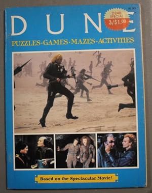 DUNE Puzzles, Games, Mazes, Activities (and Coloring Book); Blue Covers; Based on Movie