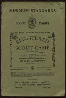 Minimum Standards for Scout Camps.