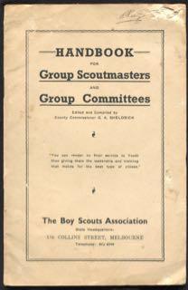 Handbook for group scoutmasters and group committees.