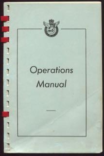 Operations manual.