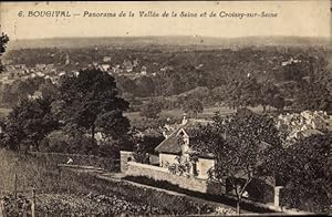 Ansichtskarte / Postkarte Bougival Yvelines, Panorama de la Vallée de la Seine , Croissy sur Seine