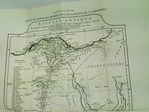 Carte Physique et Politique de l'Égypte / Aegyptus Antiqua - Tafel 30 und Tafel 31 zum Aufsatz vo...