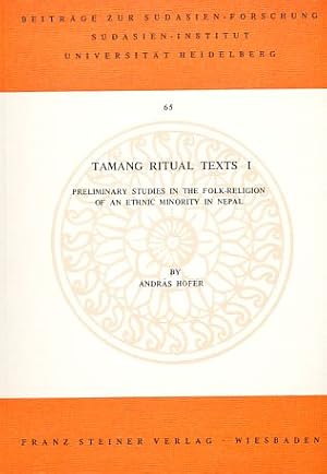 Seller image for Tamang ritual texts. I und II. Preliminary studies in the folk-religion of an ethnic minority in Nepal. Ethnographic Studies in the oral Tradition and Folk-Religion . (2 Bnde). for sale by Fundus-Online GbR Borkert Schwarz Zerfa