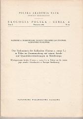 Imagen del vendedor de Ekologia Polska, Seria A, Tom X, Nr. 14. a la venta por Buchversand Joachim Neumann