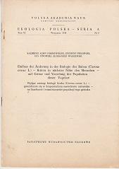 Bild des Verkufers fr Ekologia Polska, Seria A, Tom VI, Nr. 5. zum Verkauf von Buchversand Joachim Neumann