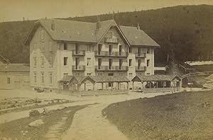 Seller image for France Col de la Schlucht Hotel Defranoux Old Photo Cabinet card Neurdein 1890 for sale by Bits of Our Past Ltd