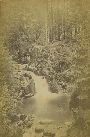 Seller image for France Gerardmer Saut des Cuves Waterfall Old Photo Cabinet card Neurdein 1890 for sale by Bits of Our Past Ltd