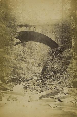 Seller image for France Gerardmer Vologne Bridge Old Photo Cabinet card Neurdein 1890 for sale by Bits of Our Past Ltd